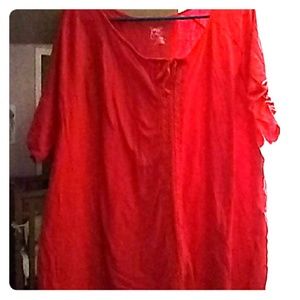 5x red JMS top .very pretty